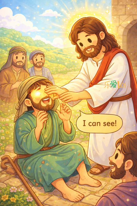 耶稣使瞎子看见